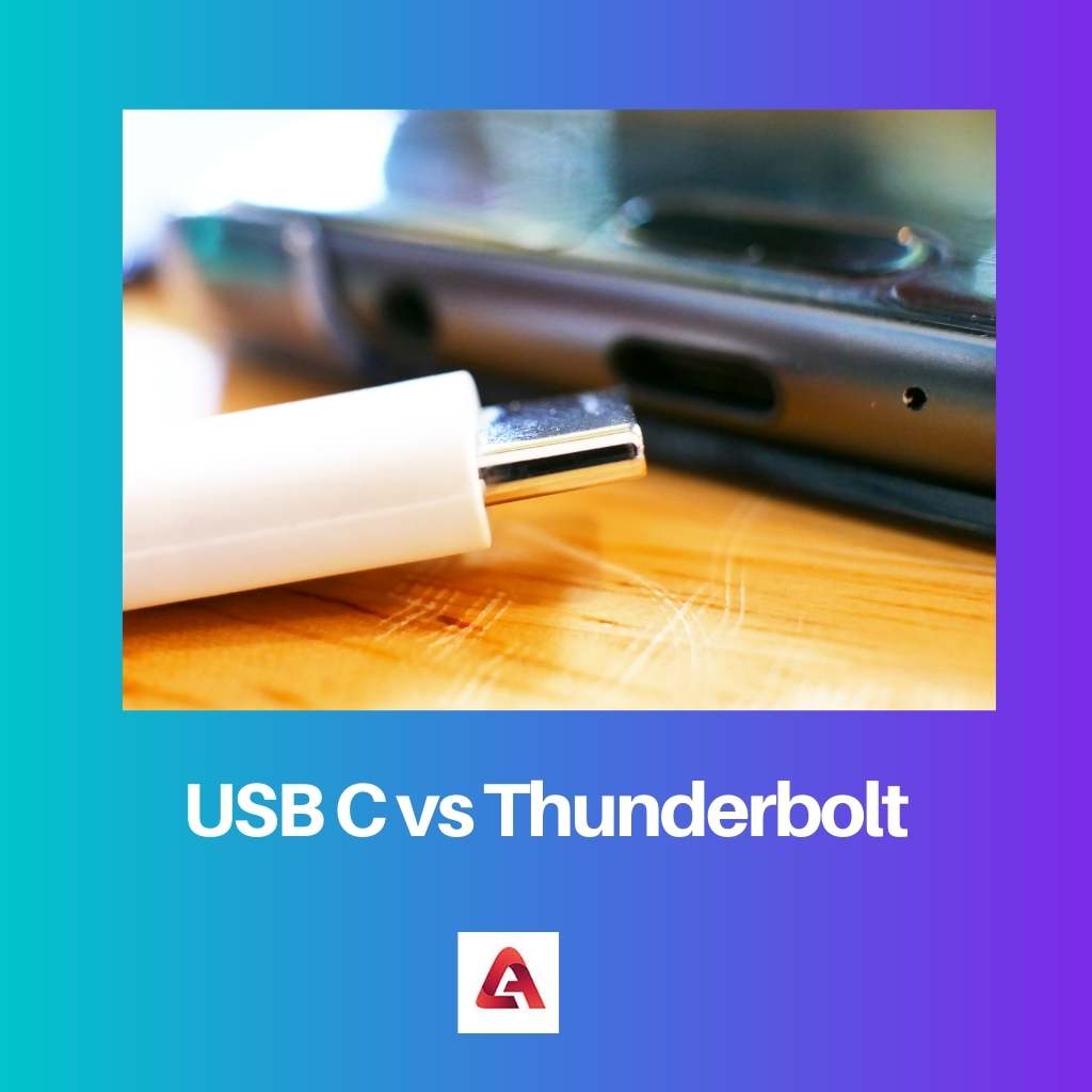 USB C vs Thunderbolt