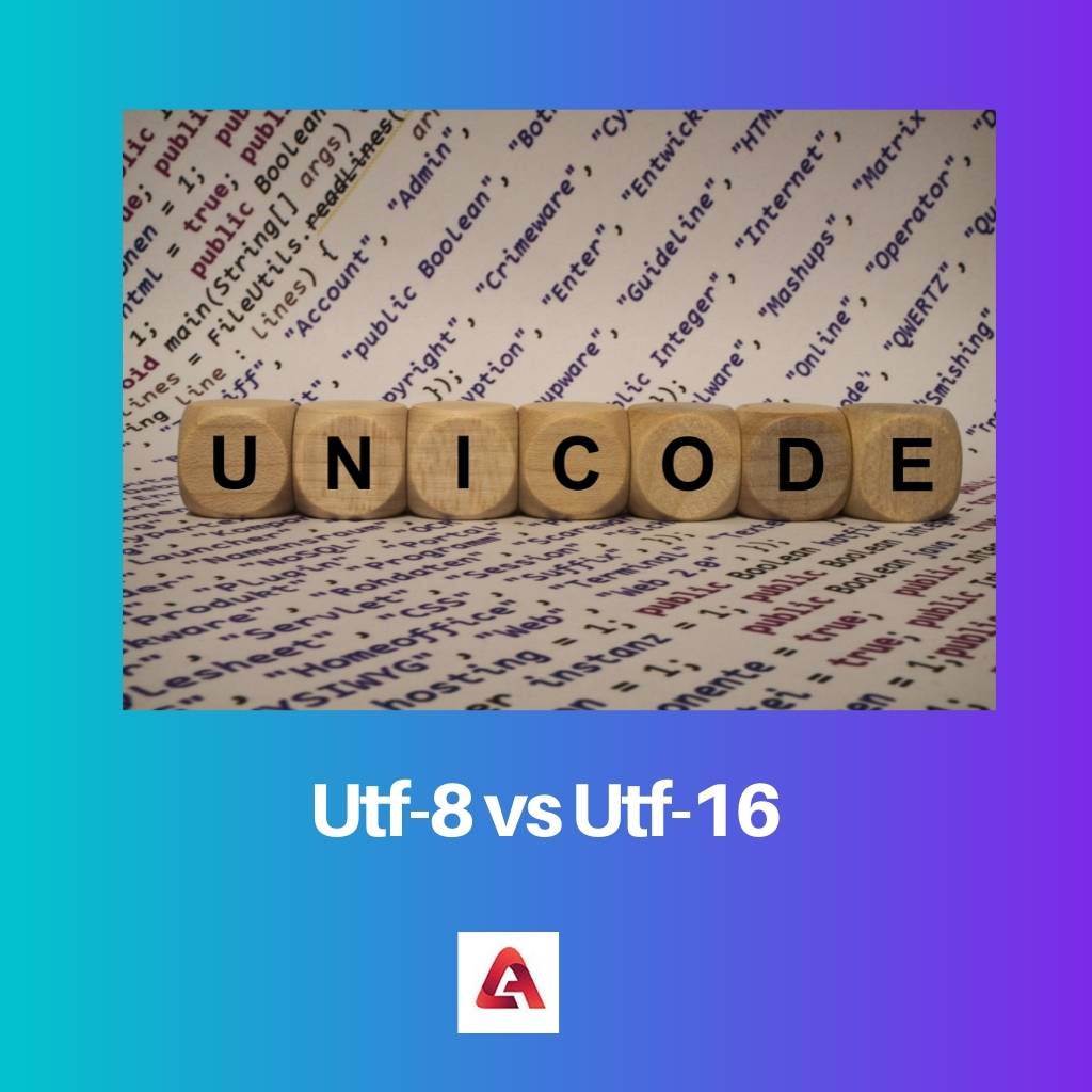 Utf 8 vs Utf 16