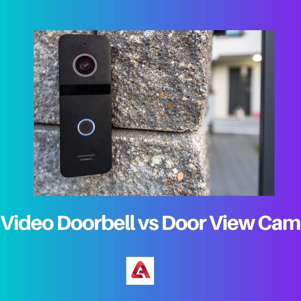 Video Doorbell vs Door View Cam