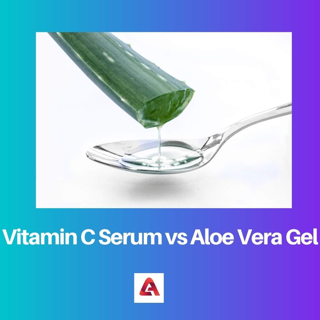Vitamin C Serum vs Aloe Vera Gel