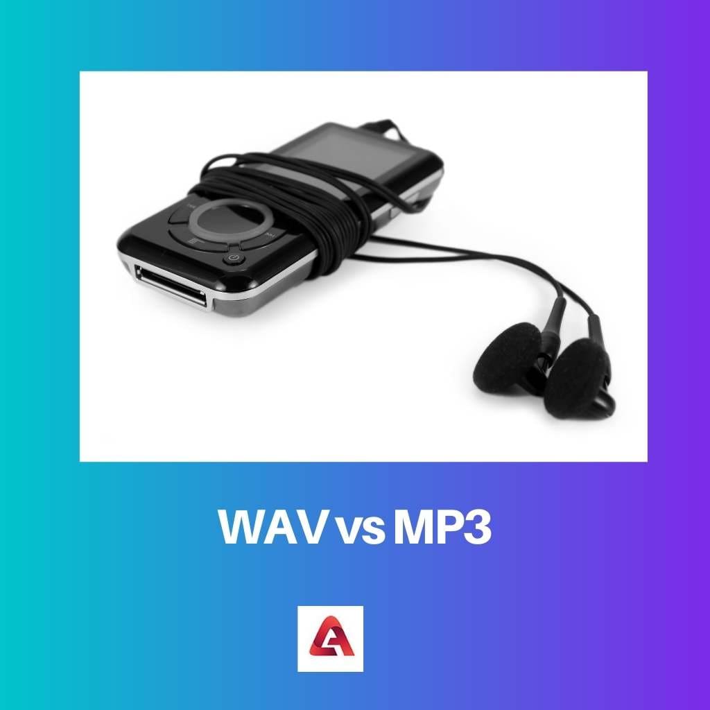 WAV vs MP3