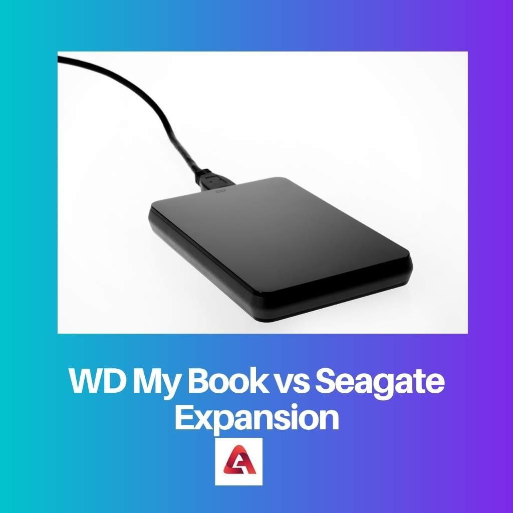 WD My Book vs Seagate