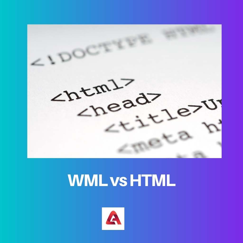 WML vs HTML