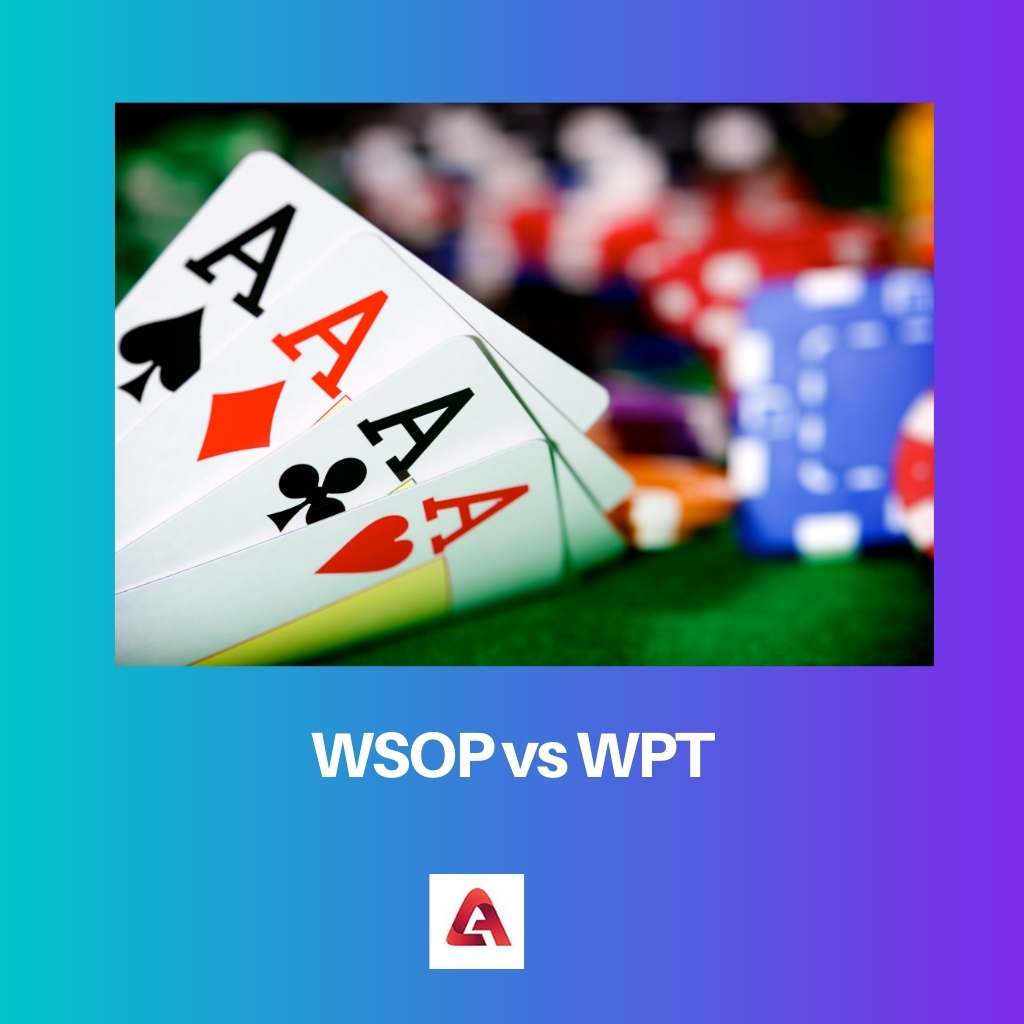 WSOP vs WPT