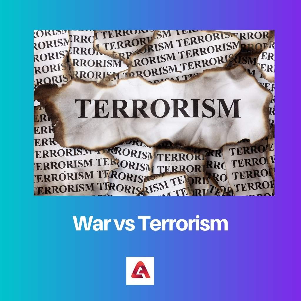 War vs Terrorism