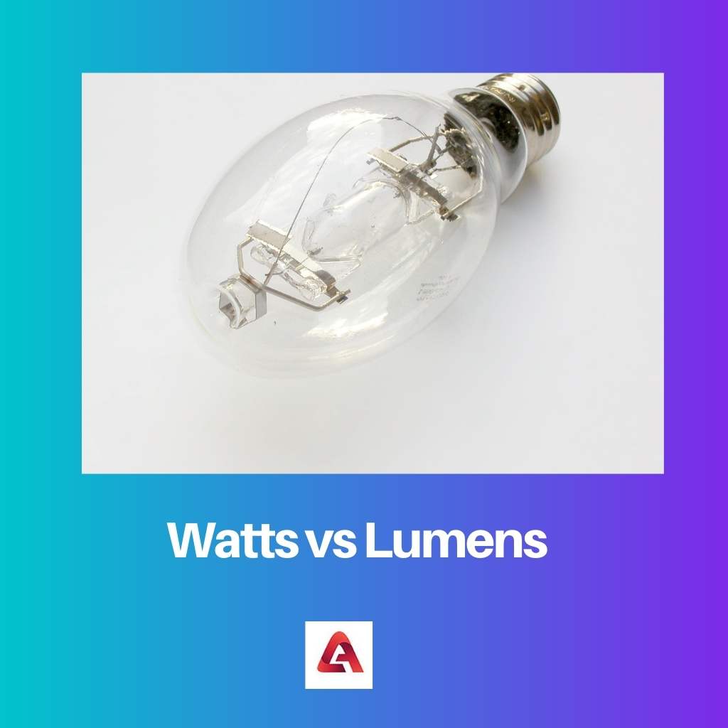 Watts vs Lumens