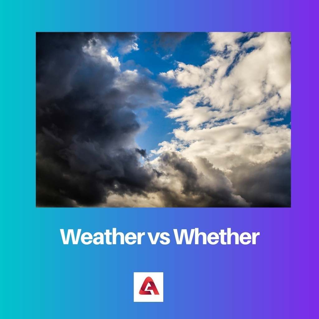 Weather vs Whether
