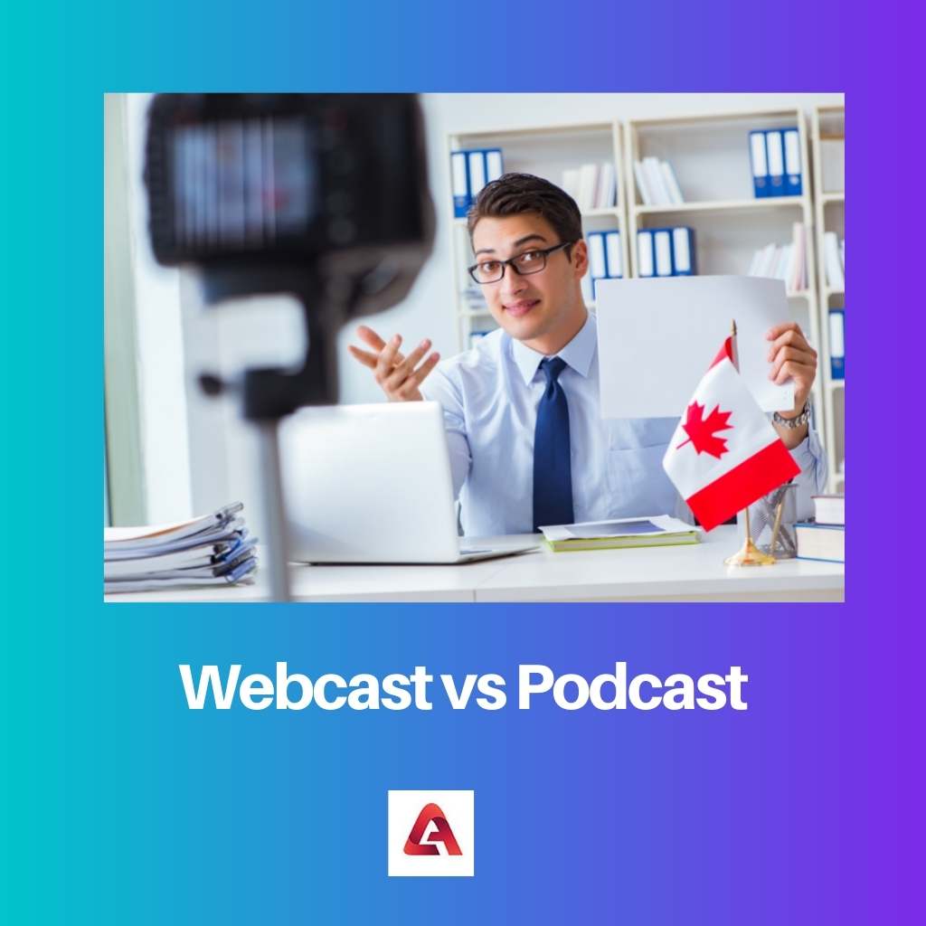 Webcast vs Podcast 1