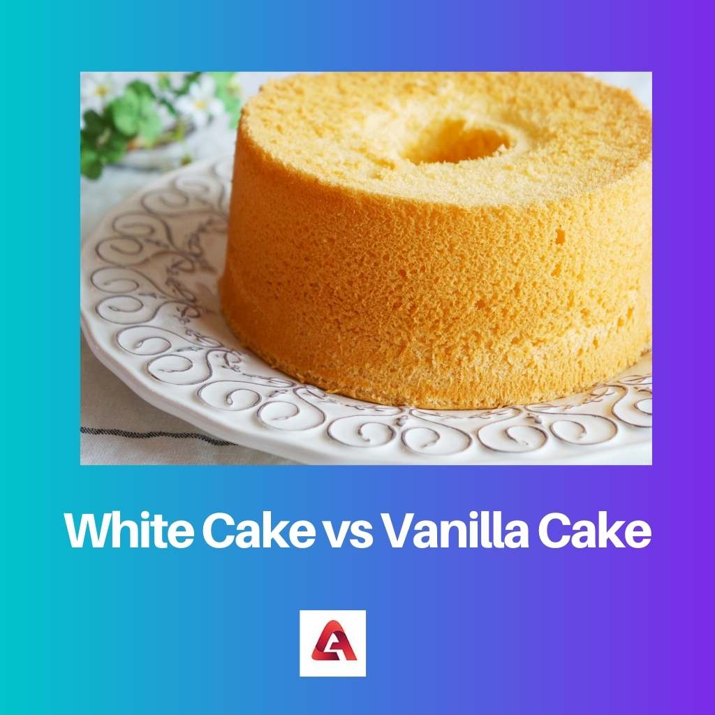 White Cake vs Vanilla Cake