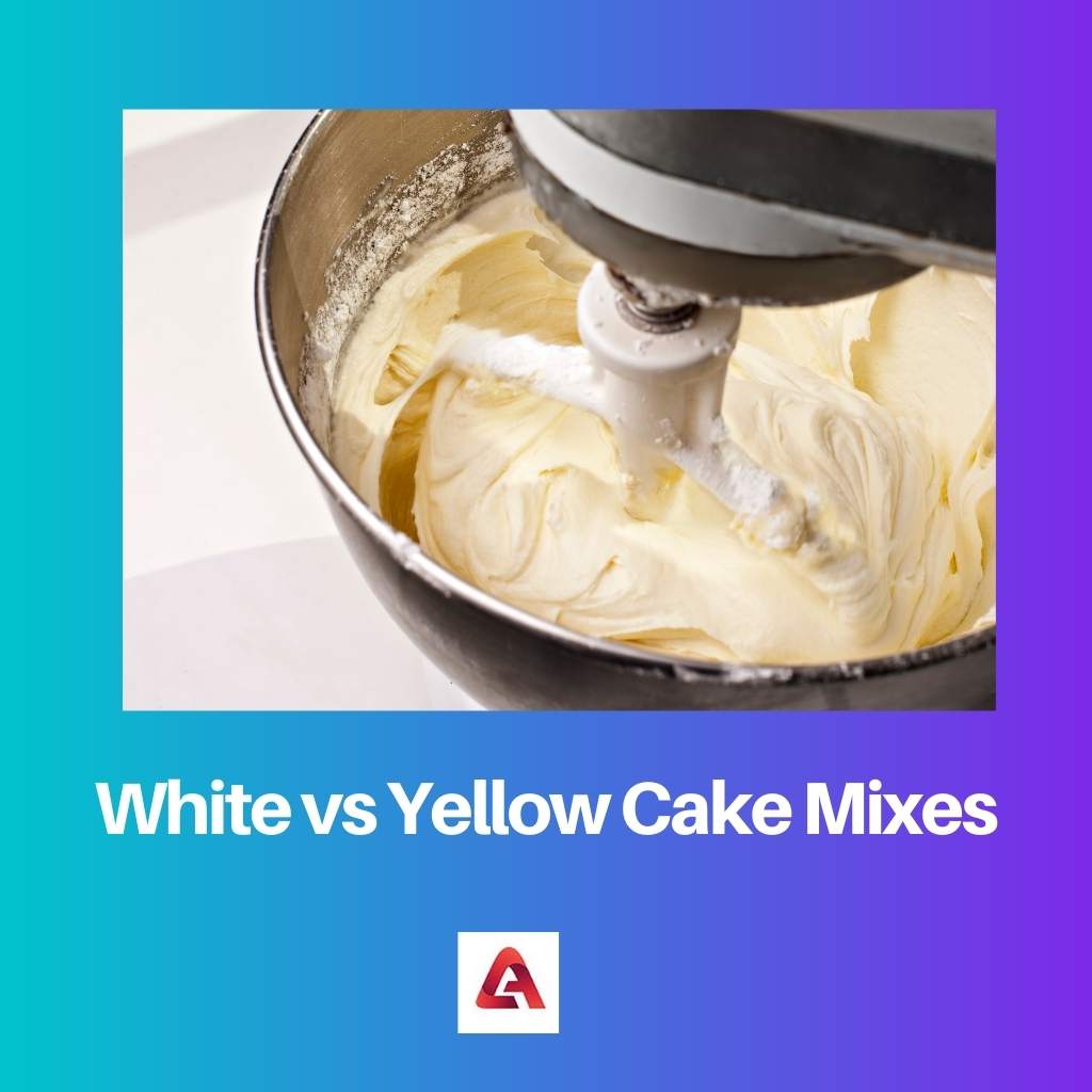 White vs Yellow Cake