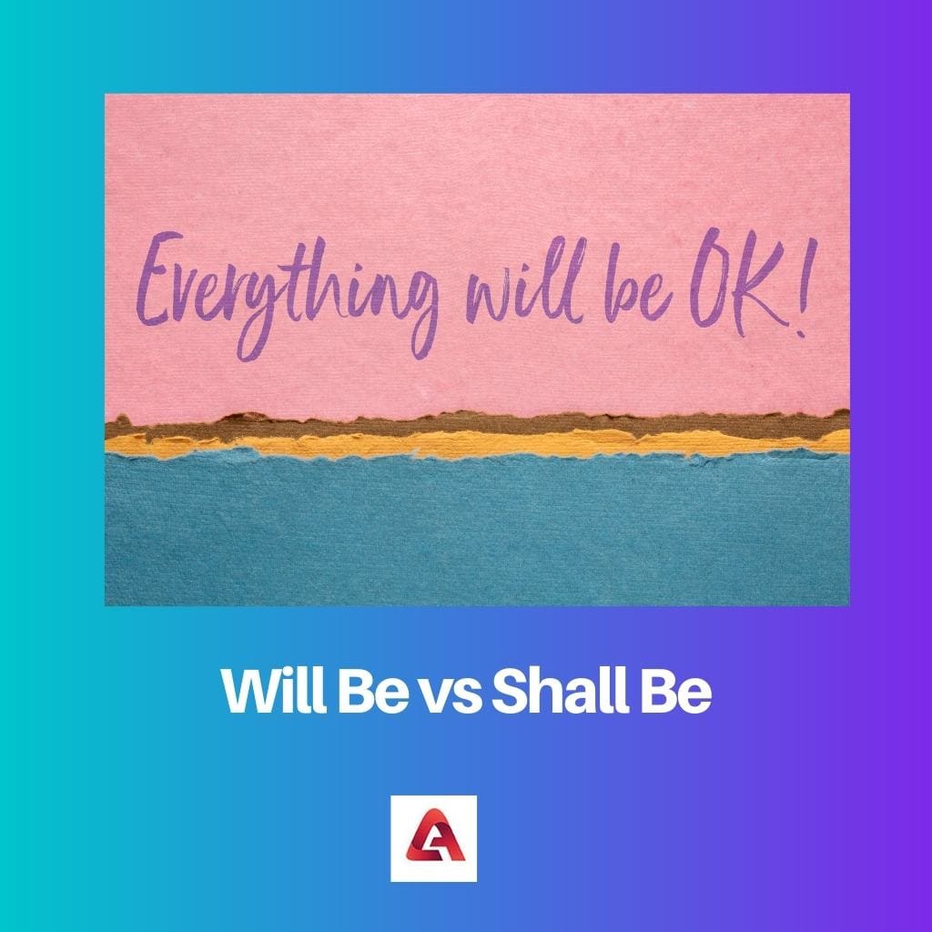 Will Be vs Shall Be