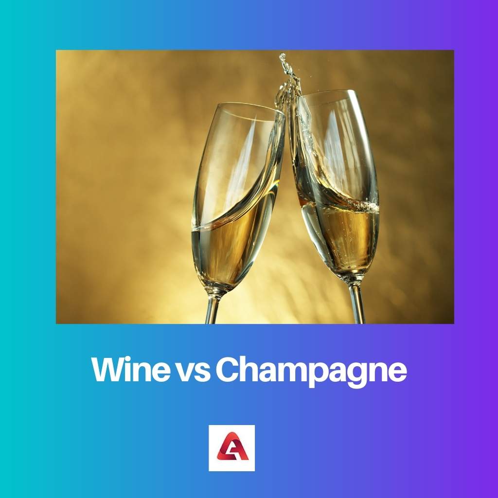 Wine vs Champagne