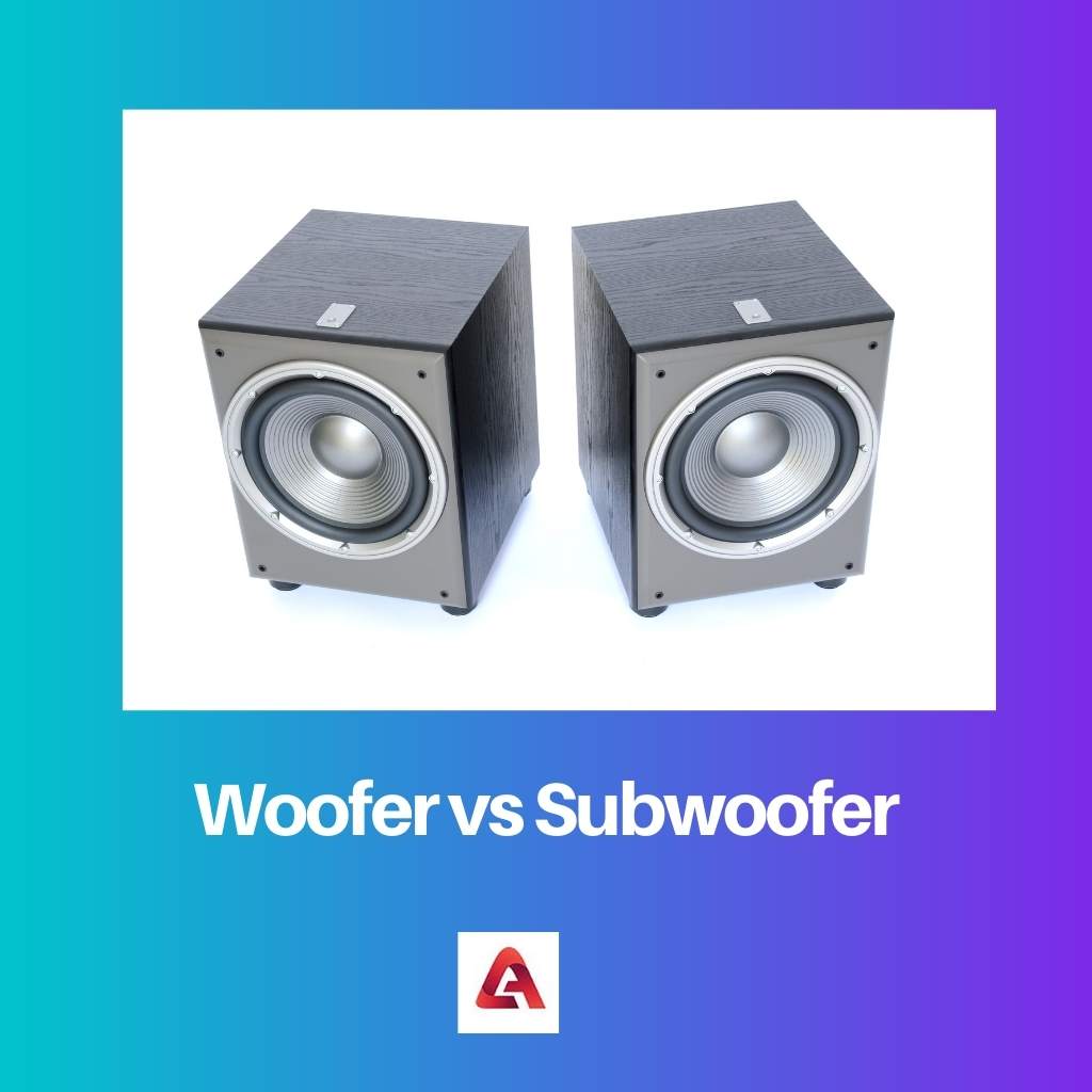Woofer vs Subwoofer