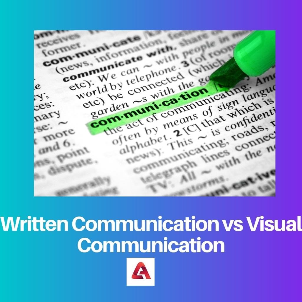 Written Communication vs Visual Communication