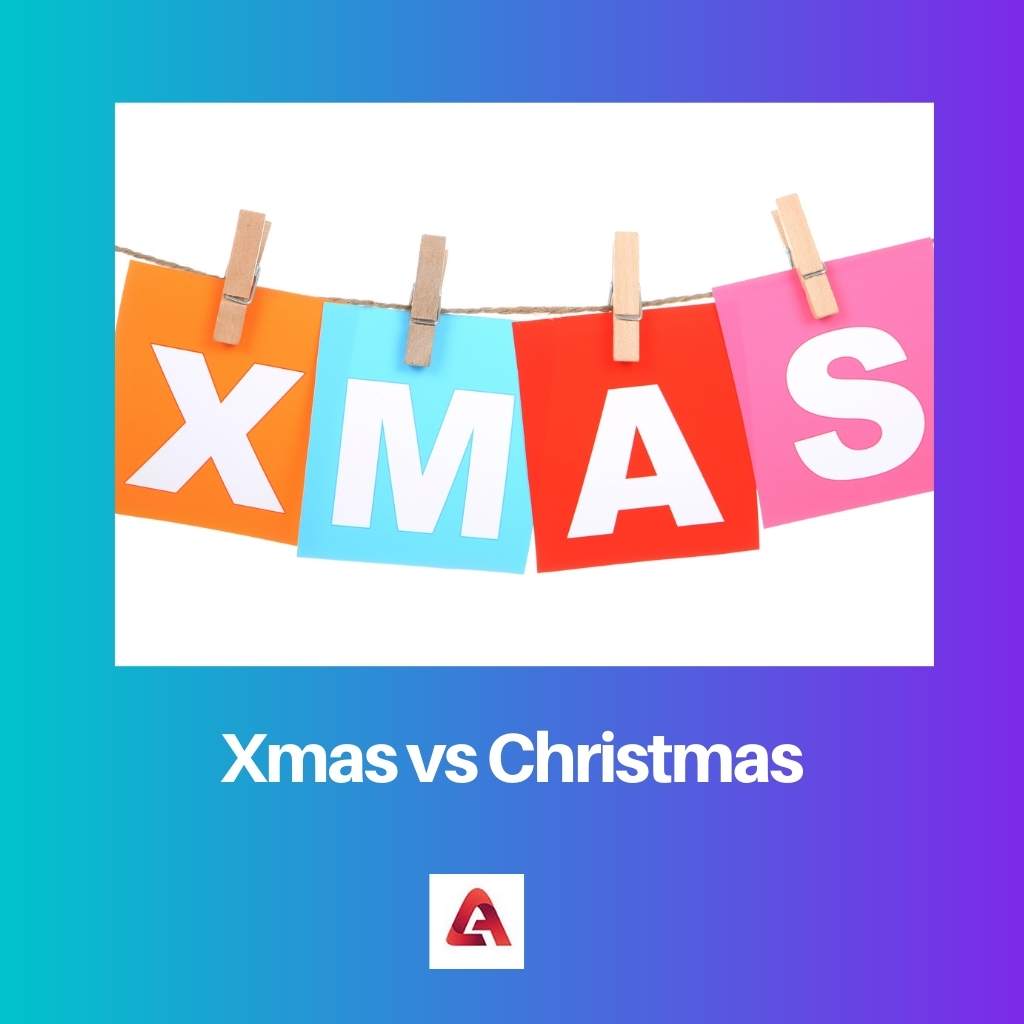 Xmas vs Christmas