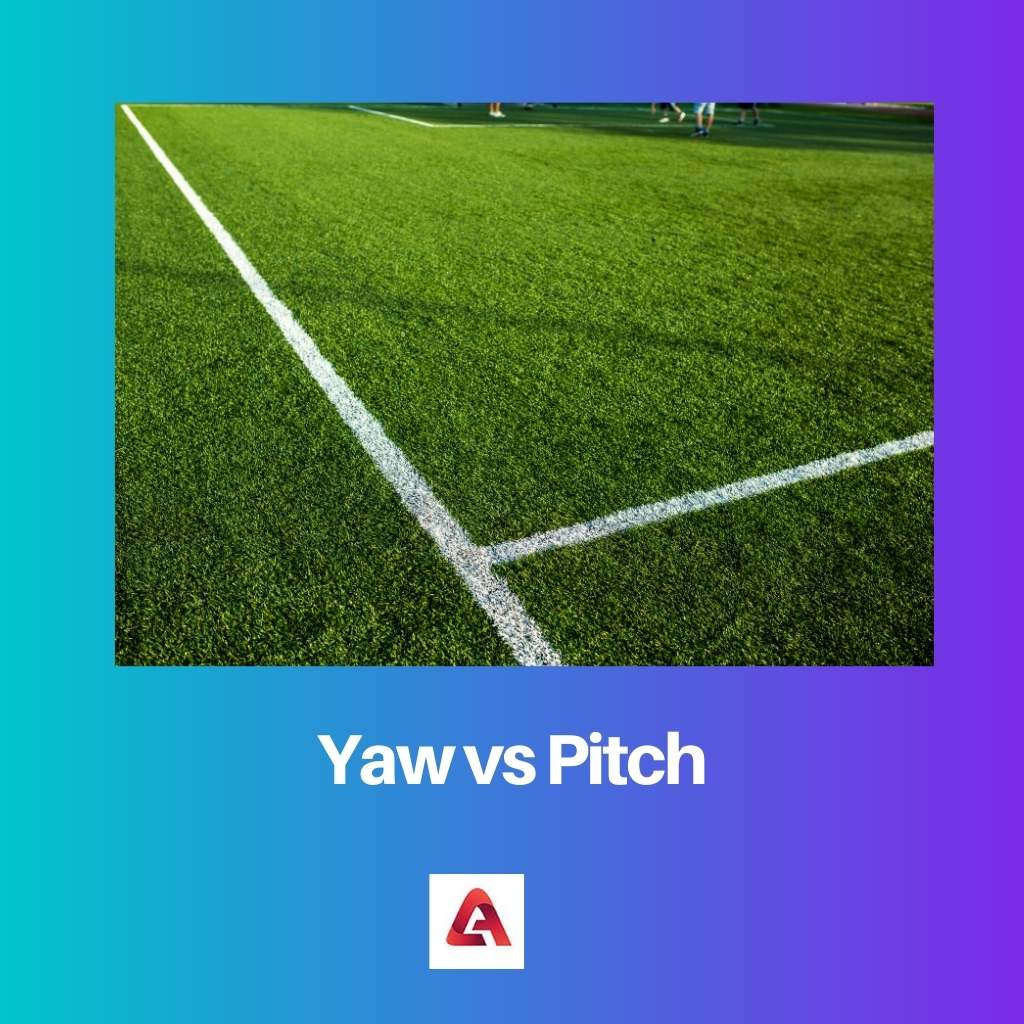 Yaw vs Pitch
