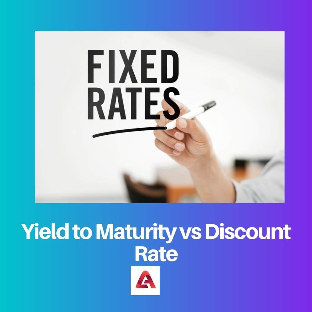 Yield to Maturity vs Discount Rate