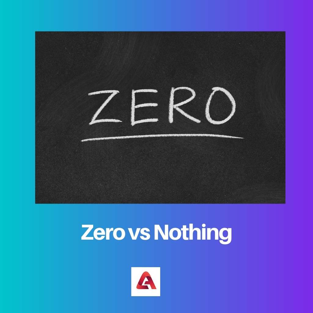 Zero vs Nothing