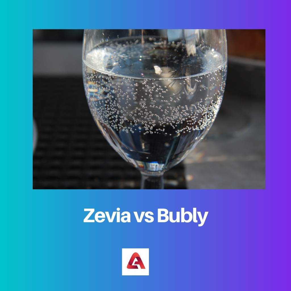Zevia vs Bubly