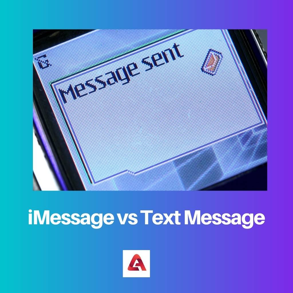 iMessage vs Text Message