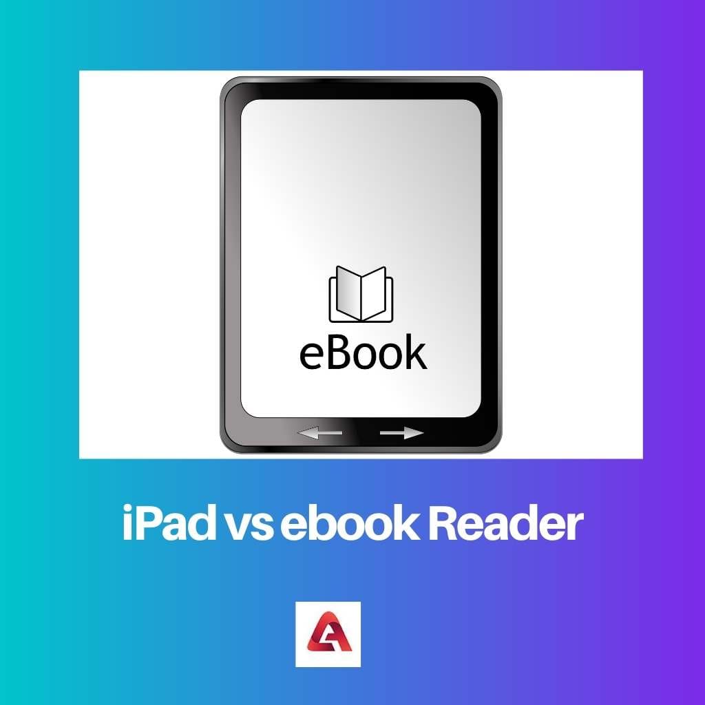 iPad vs ebook Reader