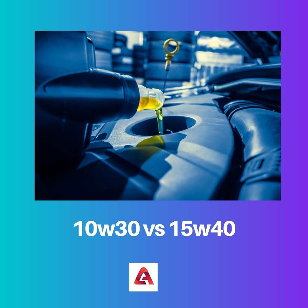 10w30 vs 15w40