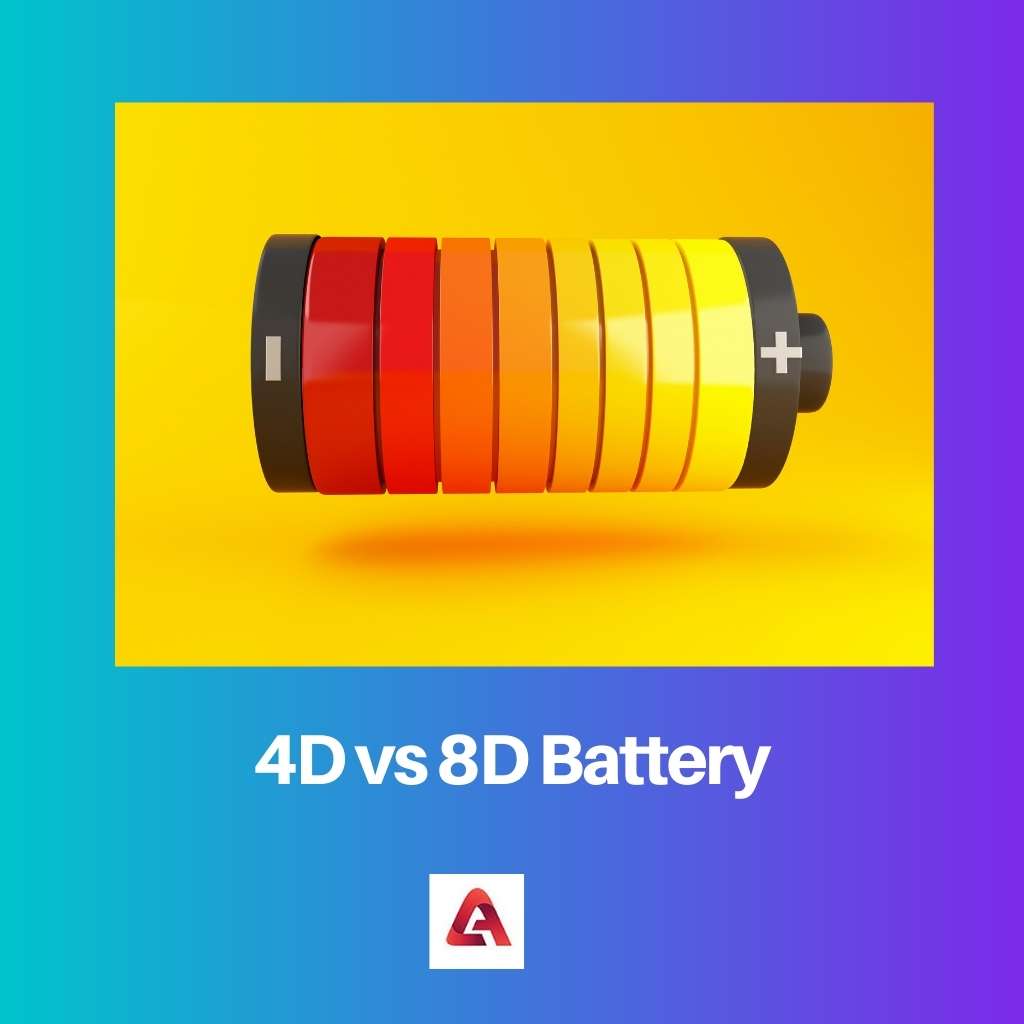 4D vs 8D Battery