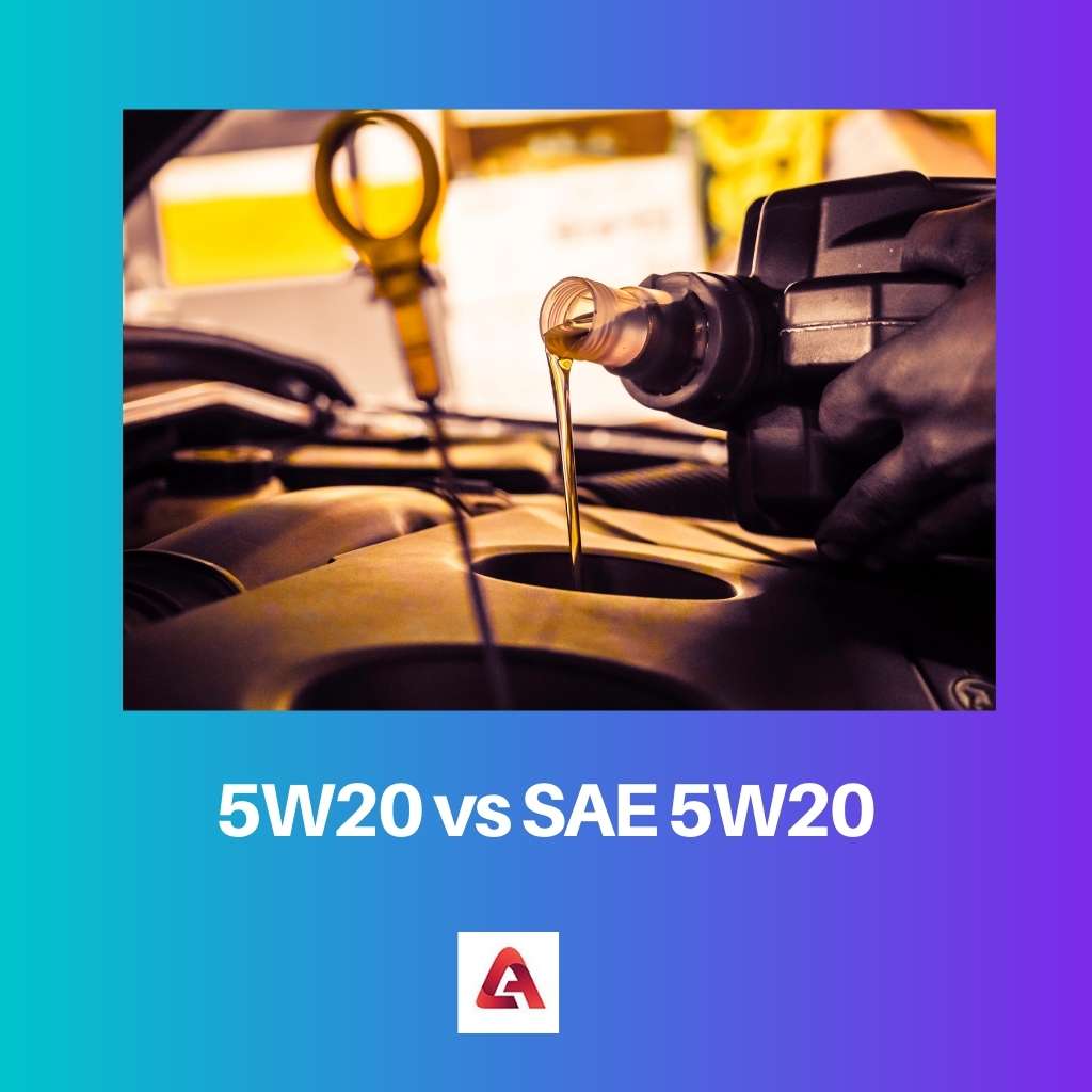 5W20 vs SAE 5W20