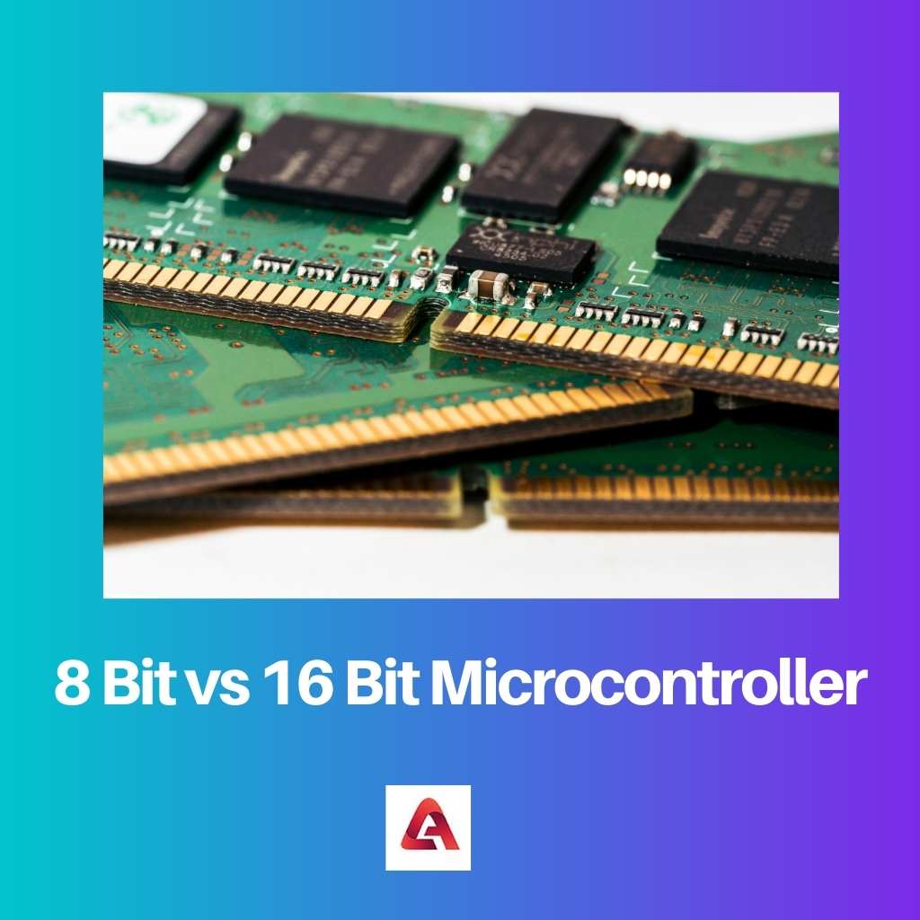 8 Bit vs 16 Bit Microcontroller