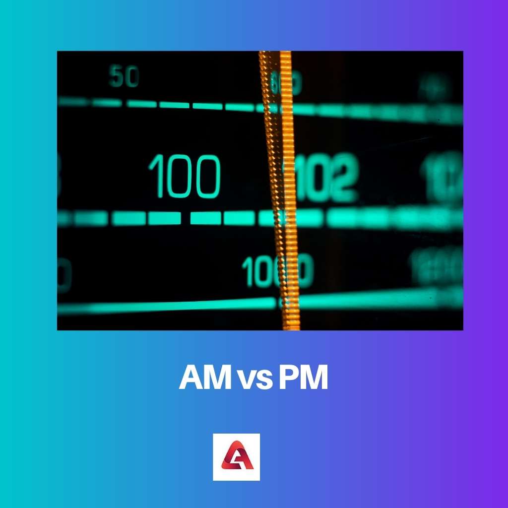 AM vs PM