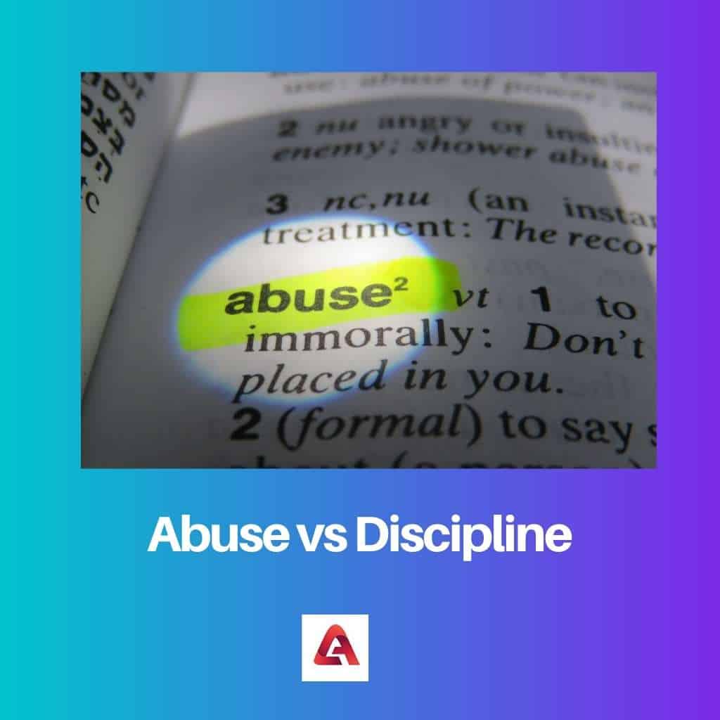 Différence Entre Abus Et Discipline