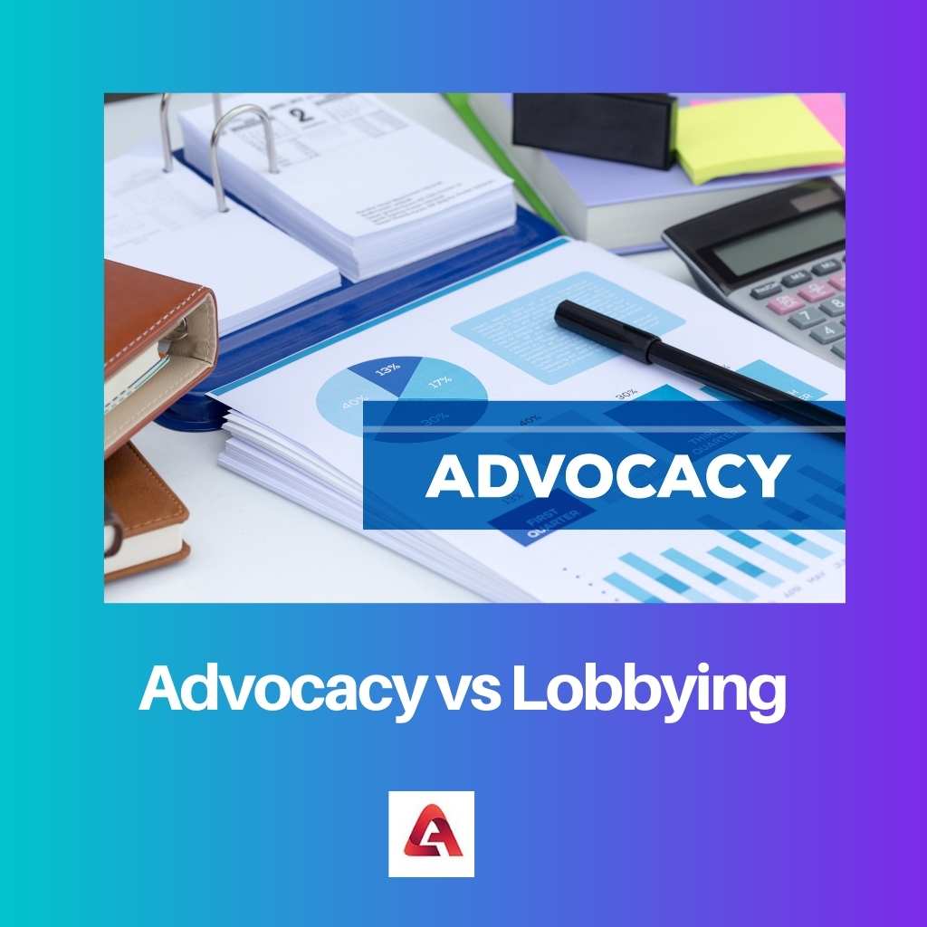 Advocacy vs Lobbying