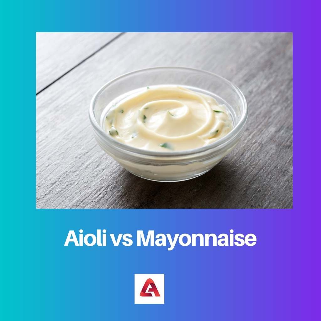 Aioli vs Mayonnaise