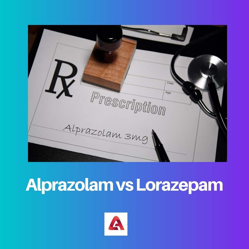 Alprazolam vs Lorazepam