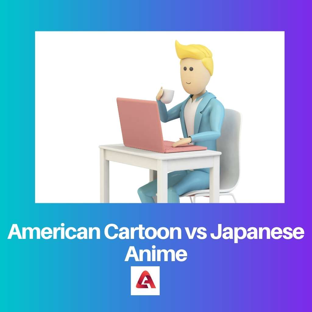 American Cartoon vs Japanese Anime