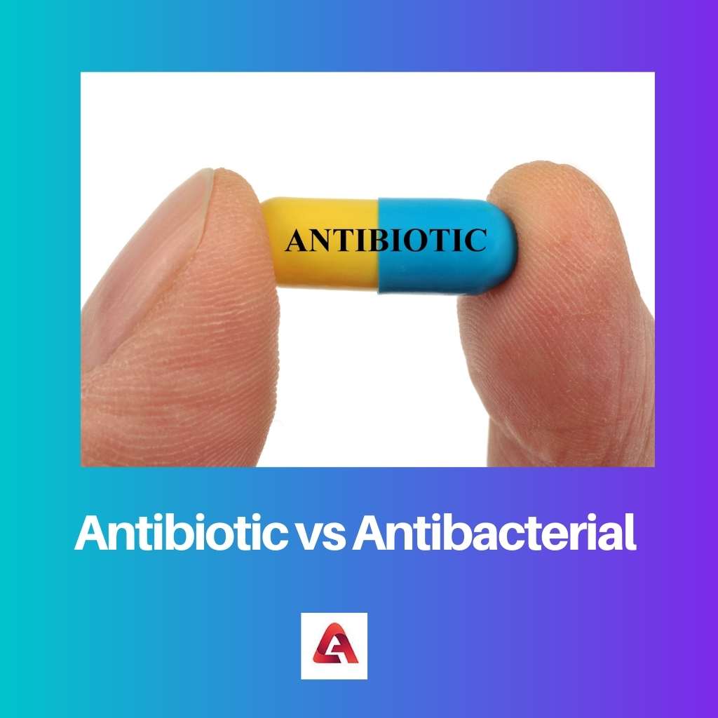 Antibiotic vs Antibacterial