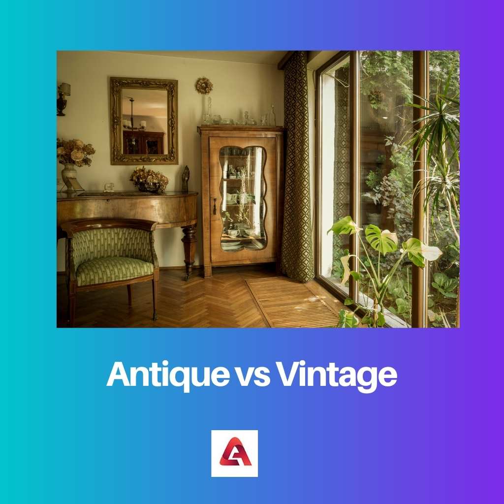 Antique vs Vintage