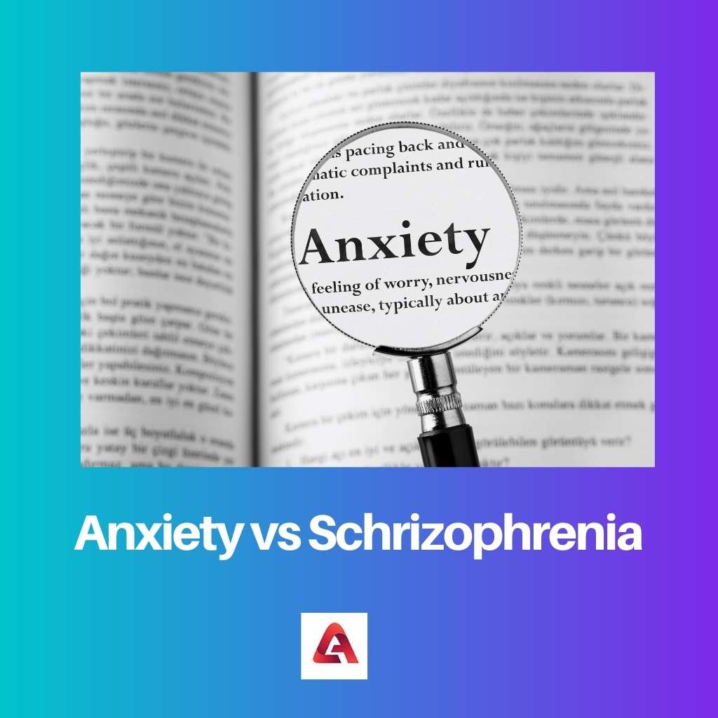 Anxiety vs Schrizophrenia