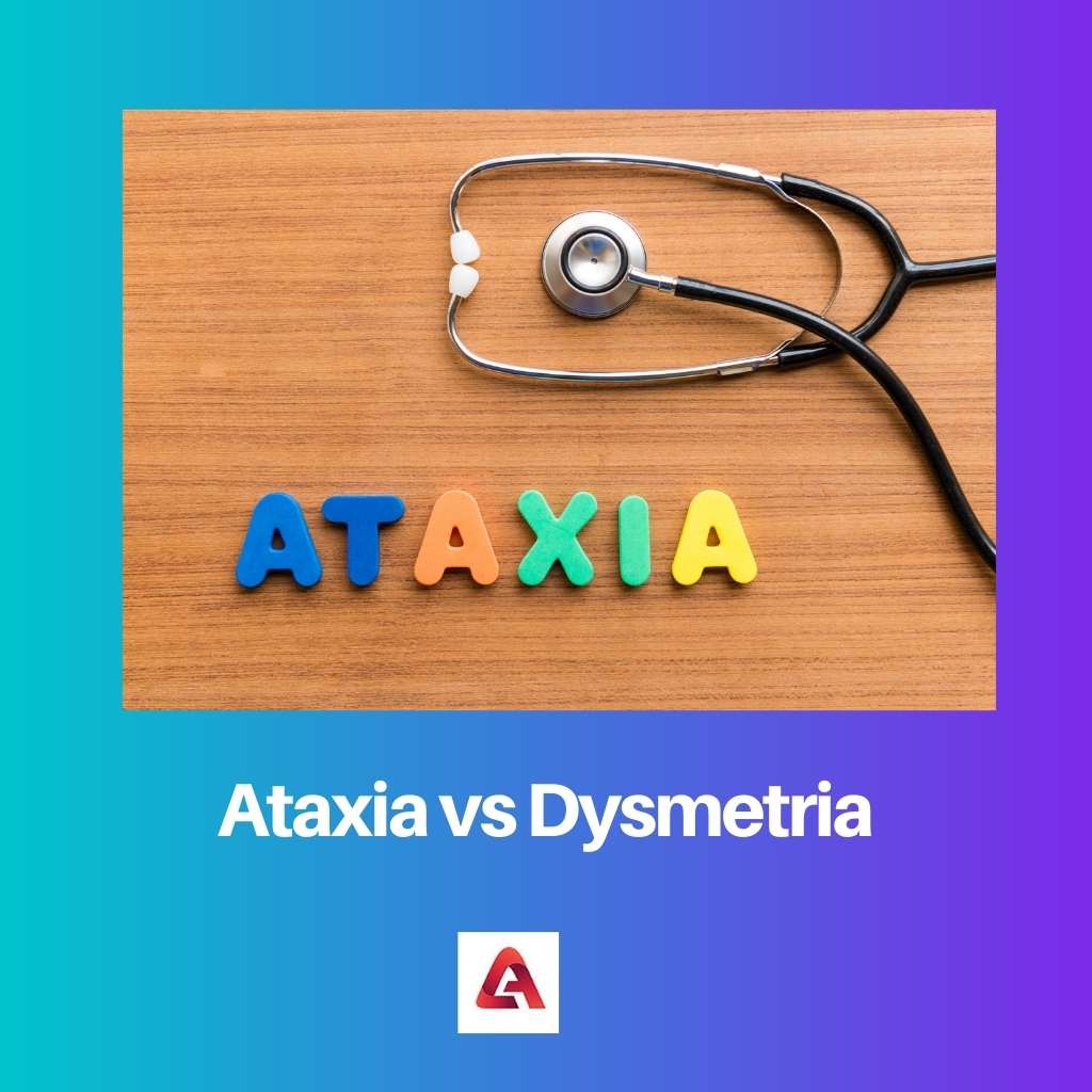 Ataxia vs Dysmetria