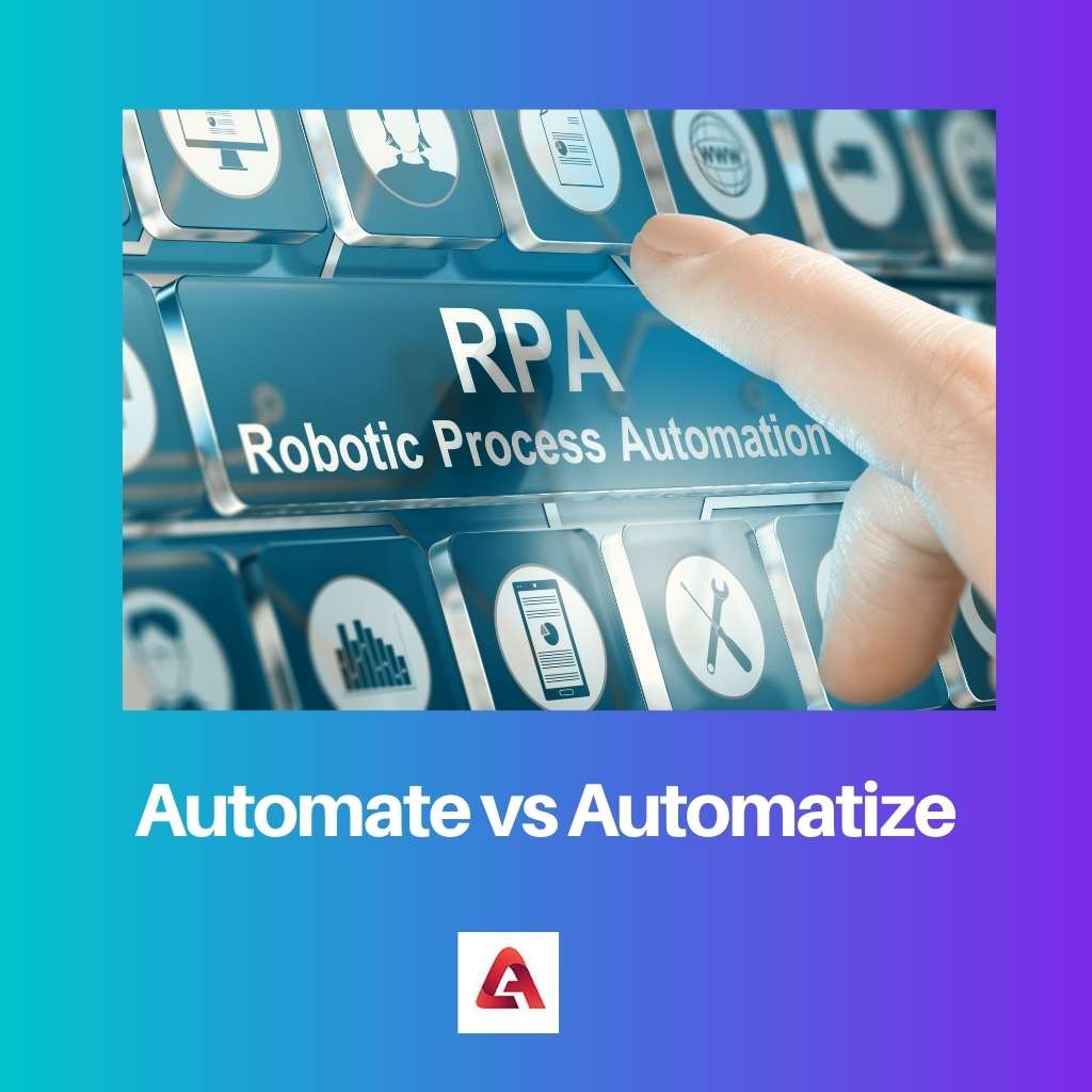 Automate vs Automatize