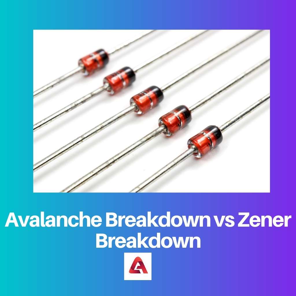 Avalanche Breakdown vs Zener Breakdown