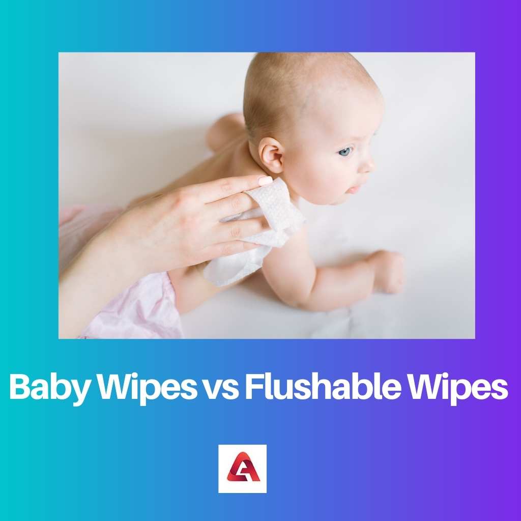 Baby Wipes vs Flushable Wipes