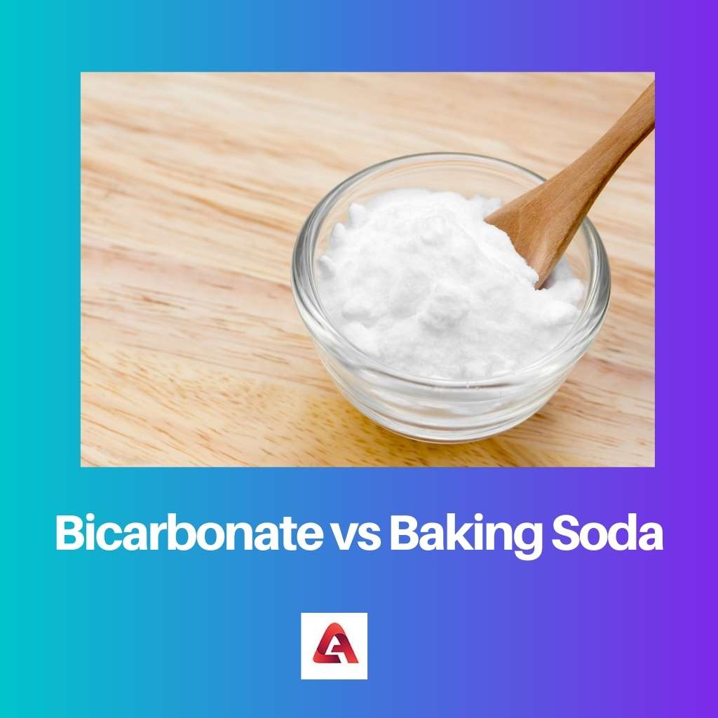 Bicarbonate vs Baking Soda