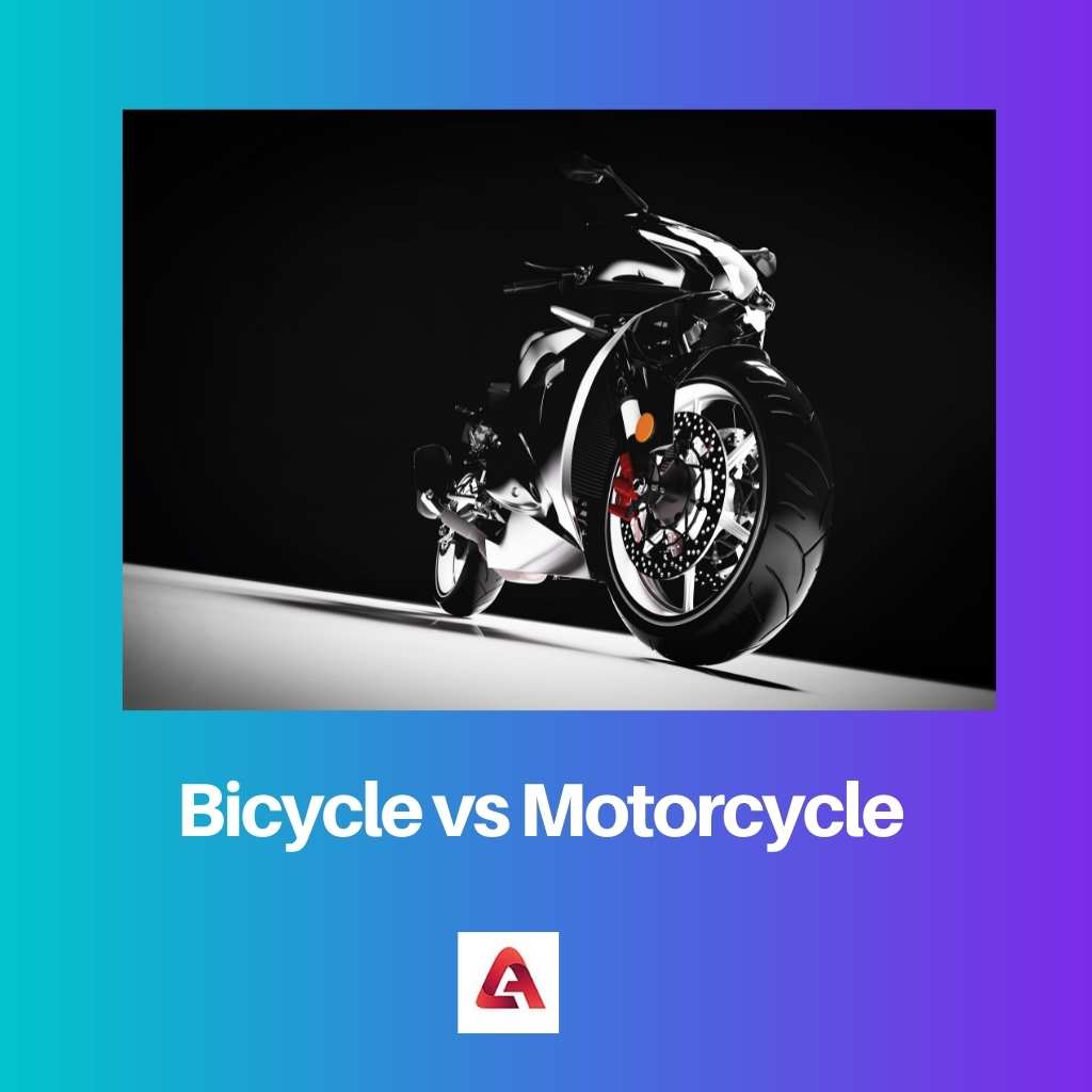 Bicycle vs Motorcycle