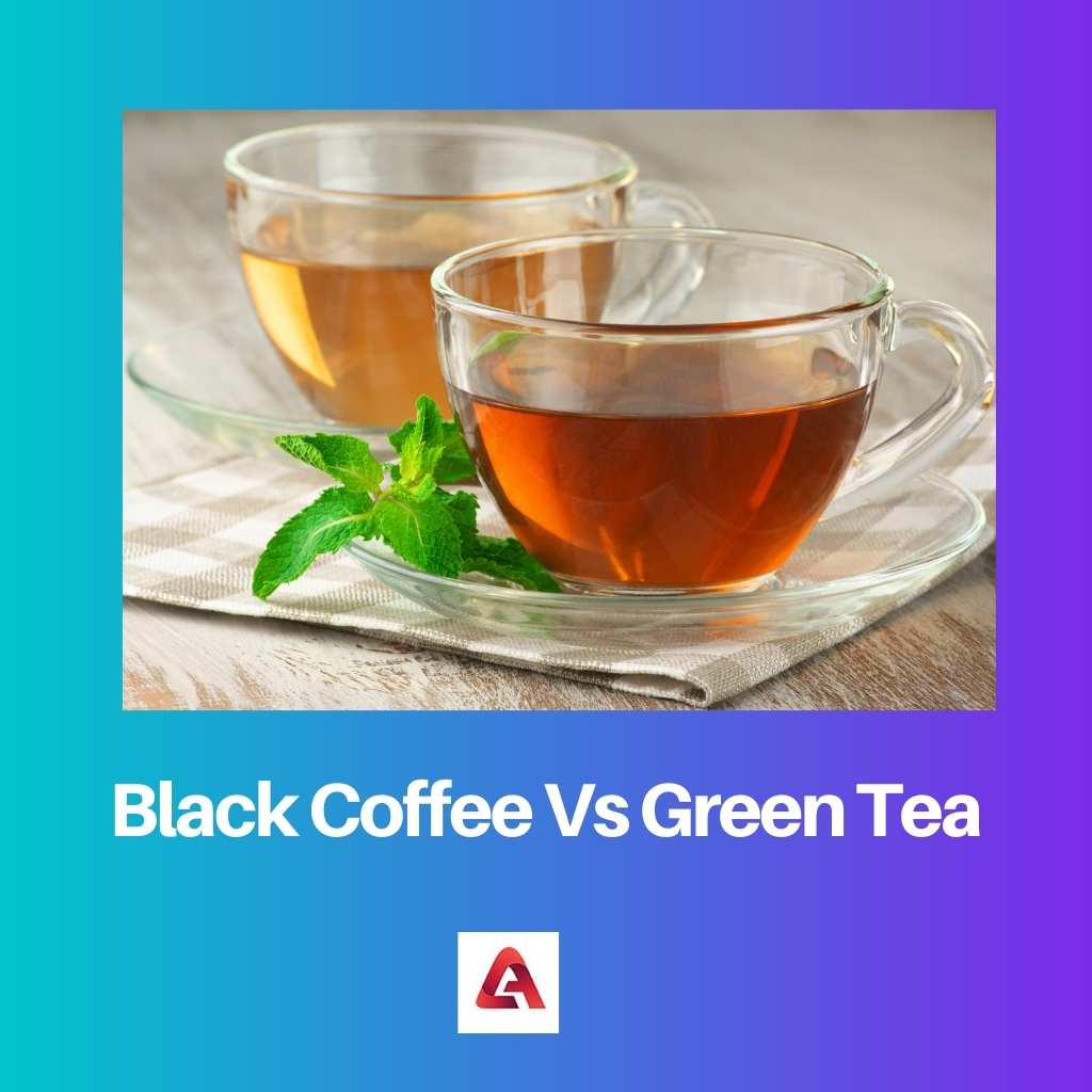 Black Coffee Vs Green Tea