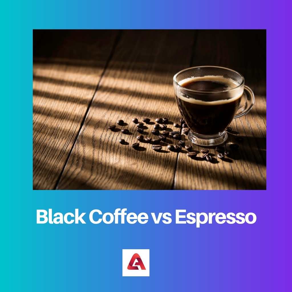 Black Coffee vs Espresso