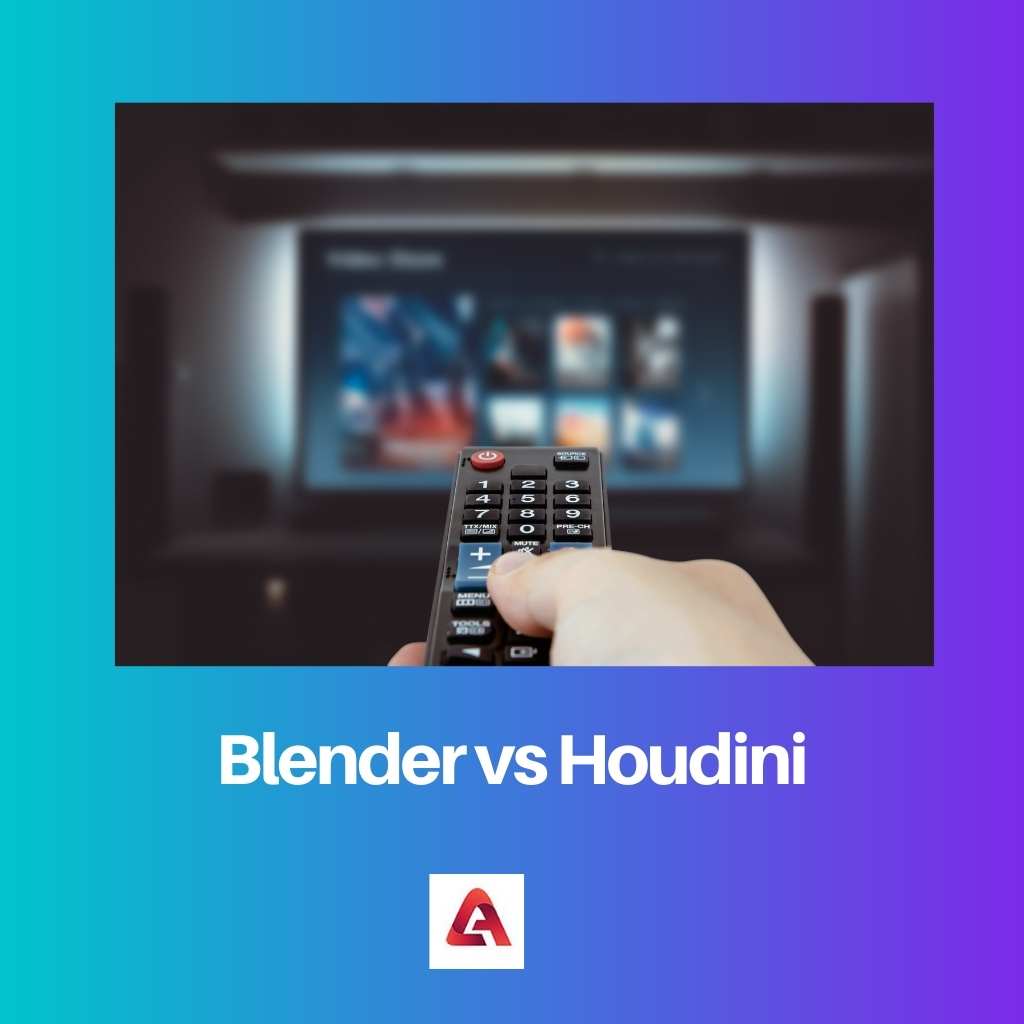 Blender vs Houdini