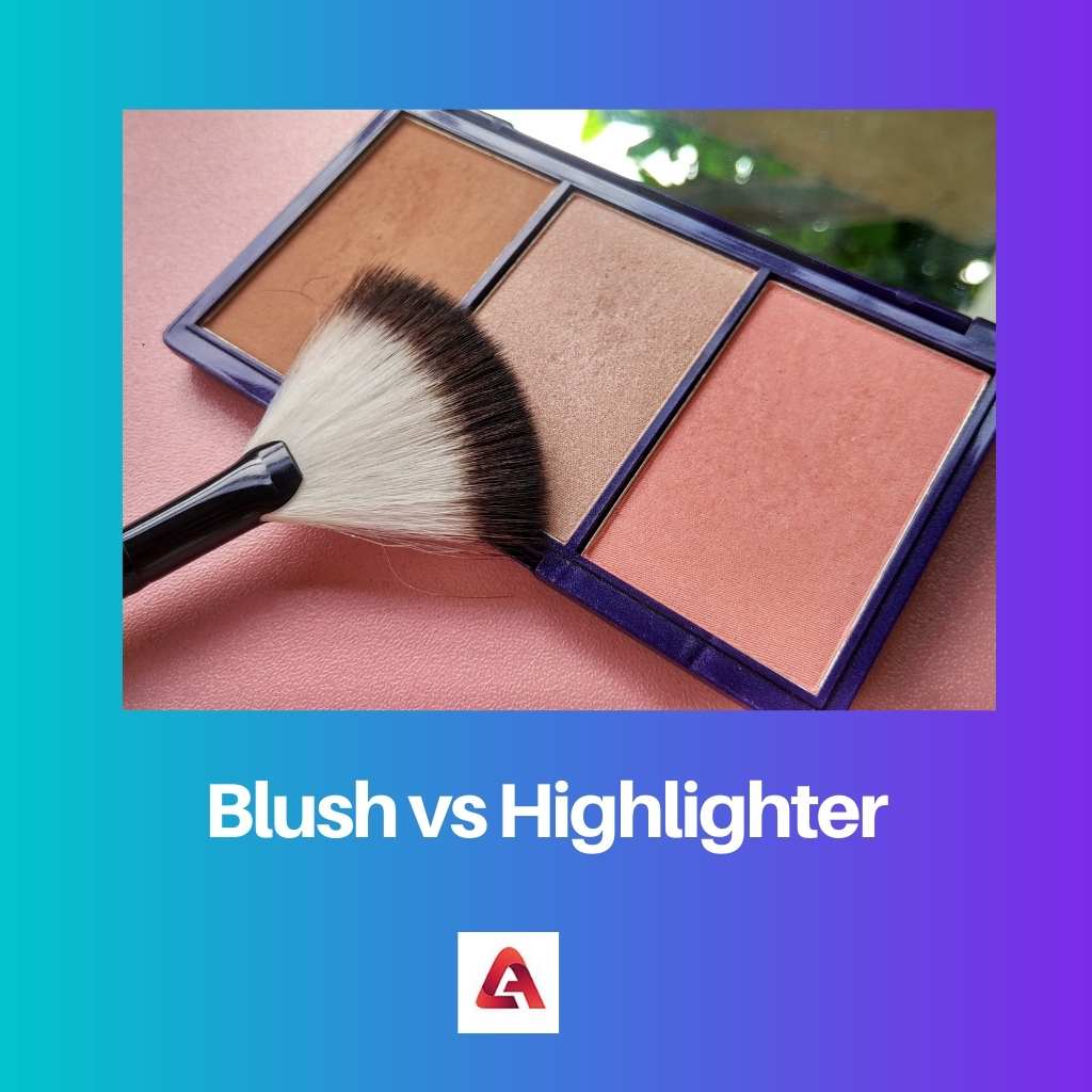 Blush vs Highlighter