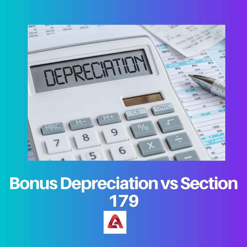 Bonus Depreciation vs Section 179