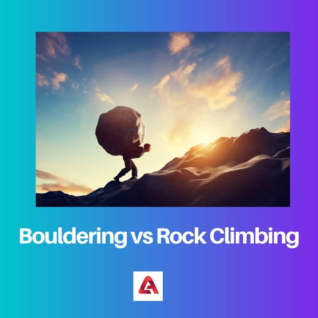 Bouldering vs Rock Climbing
